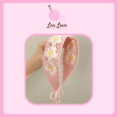 1.Băng Đô Len Handmade Dễ Thương – Phụ Kiện Tóc Thời Trang Nữ | Len Love 10 Băng đô len handmade - Lenlove