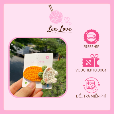 Kẹp tóc handmade bằng len dễ thương đa dạng mẫu phù hợp làm quà tặng phong cách Hàn Quốc 4 Kẹp tóc handmade bằng len dễ thương đa dạng mẫu phù hợp làm quà tặng phong cách Hàn Quốc - Ảnh 4