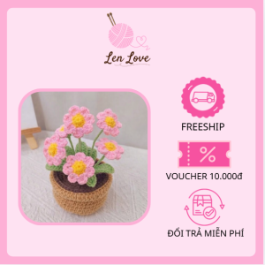 Chậu Hoa Len Handmade Hoa Cúc Mini – Trang Trí Bàn Làm Việc, Quà Tặng Ý Nghĩa Tinh Tế 9 Screenshot 2026 03 30 223617