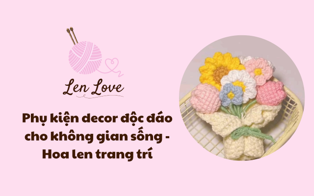 hoa len trang tri bai viet