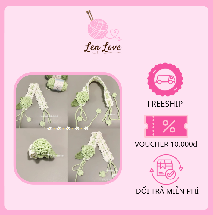 1.Băng Đô Len Handmade Dễ Thương – Phụ Kiện Tóc Thời Trang Nữ | Len Love 2 1.Băng Đô Len Handmade Dễ Thương – Phụ Kiện Tóc Thời Trang Nữ | Len Love - Ảnh 2