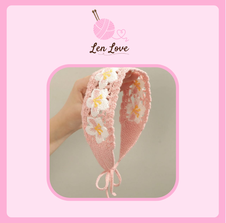 1.Băng Đô Len Handmade Dễ Thương – Phụ Kiện Tóc Thời Trang Nữ | Len Love 3 1.Băng Đô Len Handmade Dễ Thương – Phụ Kiện Tóc Thời Trang Nữ | Len Love - Ảnh 3