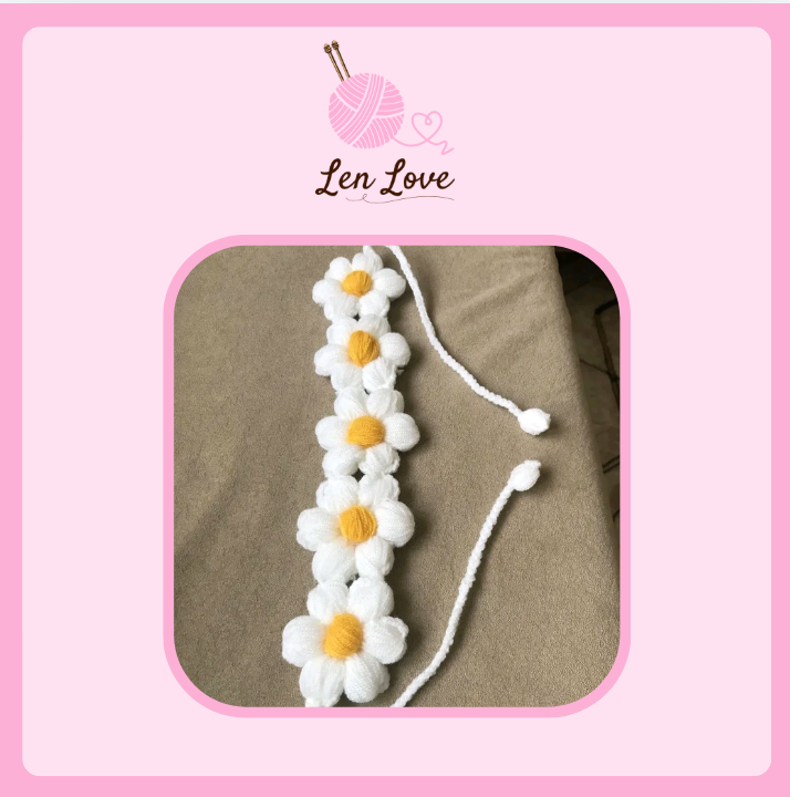 1.Băng Đô Len Handmade Dễ Thương – Phụ Kiện Tóc Thời Trang Nữ | Len Love 4 Băng đô len handmade - Lenlove
