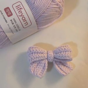 Kẹp Tóc Nơ Len Handmade – Nhỏ Xinh, Dễ Thương KTNL-04 9 z7651204608302 e19ba58faf95e705c4392139db51aba6
